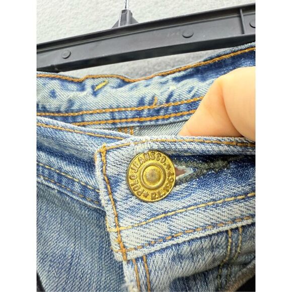 Vintage Y2K Polo Jeans Co. Ralph Lauren Low Rise Bootcut Jeans Plus Leather Belt - Picture 7 of 9